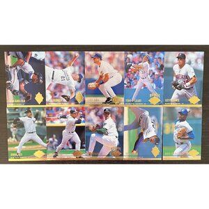 1994 Fleer Ultra Bundle Lot Of Ten MLB Major League Baseball Cards